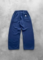 Akimbo Straight Leg Sweatpants Navy back view showing straight-leg design