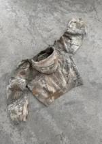 Akimbo Club Realtree Zip Up Hoodie back view showing Realtree camouflage pattern and relaxed fit