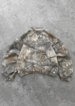 Akimbo Crewneck Realtree Camo front view with classic camouflage pattern