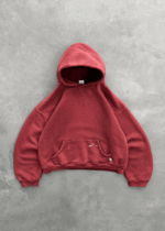 Akimbo Hoodie - Sun Faded Maroon front view