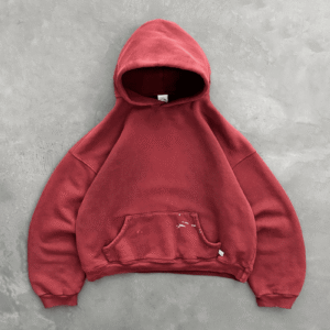 Akimbo Hoodie - Sun Faded Maroon front view
