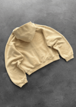 Akimbo ZIP-UP HOODIE Sun Faded Yellow casual streetwear hoodie
