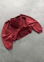 Akimbo Hoodie - Sun Faded Maroon back view
