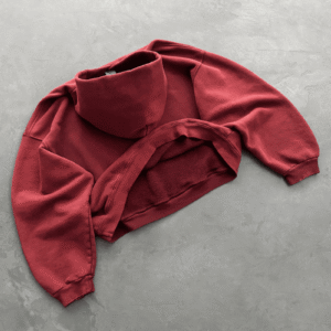 Akimbo Hoodie - Sun Faded Maroon back view