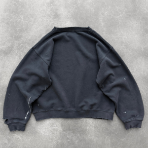 Akimbo Crewneck Watch-Peeker Faded Black back view