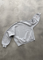 Akimbo Crewneck Watch-Peeker Heather Grey back view