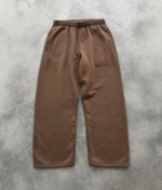 Akimbo Straight-Leg Sweatpants - Coffee front view
