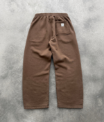 Akimbo Straight-Leg Sweatpants - Coffee back view