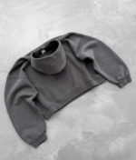 Akimbo Hoodie - Charcoal back view