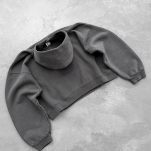 Akimbo Hoodie - Charcoal back view