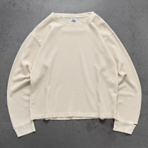 AKIMBO THRASHED THERMAL LONGSLEEVE - NATURAL front view
