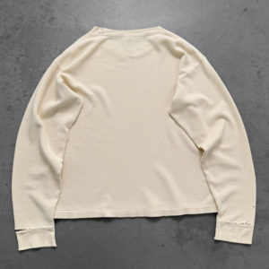 AKIMBO THRASHED THERMAL LONGSLEEVE - NATURAL back view