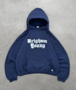 Akimbo Hoodie Byu - Old English front view