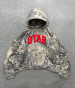 Akimbo University Of Utah - Realtree® Camo Hoodie front view