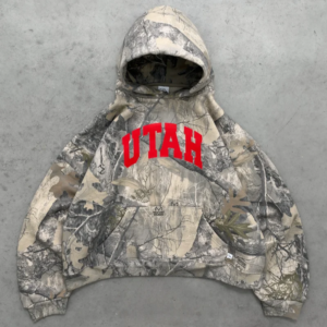 Akimbo University Of Utah - Realtree® Camo Hoodie front view