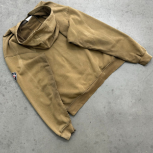 Akimbo Sun Faded Olive Distressed Zip Up Hoodie-2000s back view