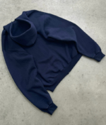 Akimbo Faded Navy Blue Zip Up Hoodie-1990s back view